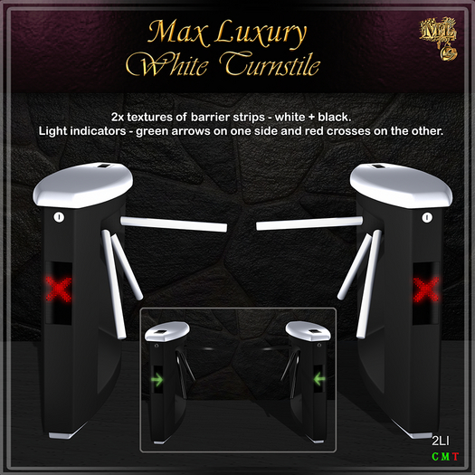 Max Luxury - White Turnstile
