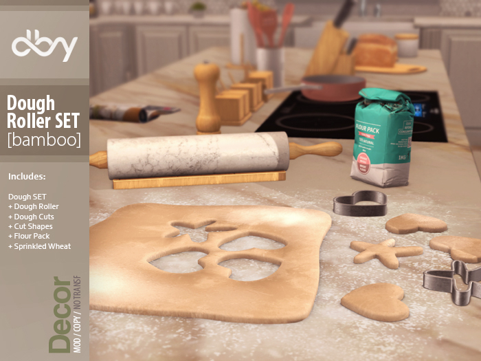 Dough Roller SET [bamboo]