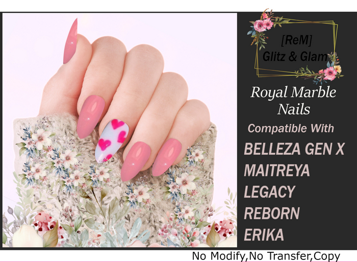 [ReM] Royal Marble Nails