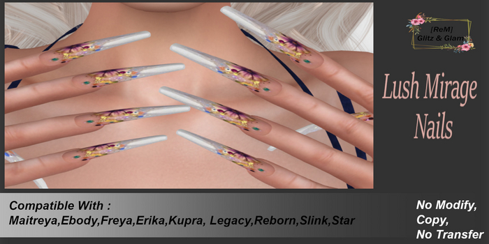[ReM] Lush Mirage Nails