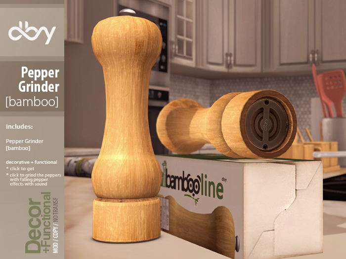 Pepper Grinder [bamboo]