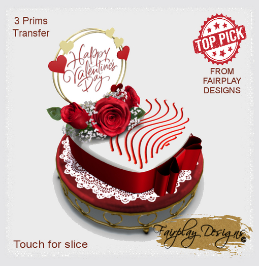 ~Glam Valentine Cake~