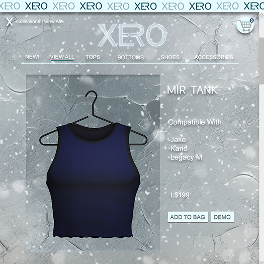 [XERO] Mir Tank (Navy)