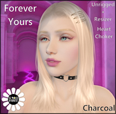 GoodVibes Heart Choker - Black