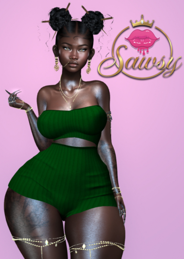 -S- Beba Romper - Green
