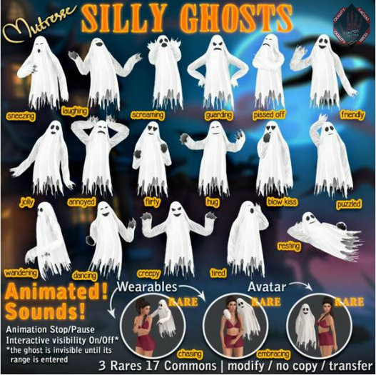18 Mutresse-Chasing(wear)-Silly Ghosts (boxed) RARE