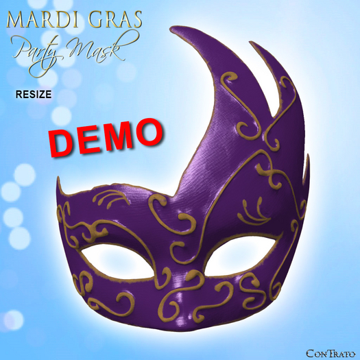 [ConTrato] Mardi Gras Party Mask DEMO