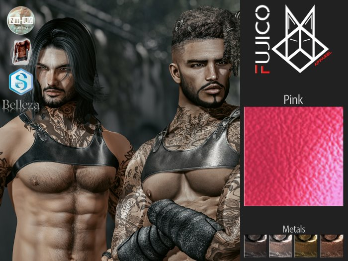 022 FujicoApparel Gladiator Harness-07 Pink