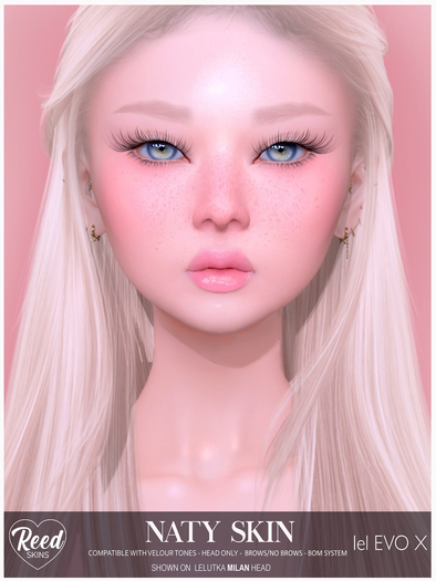 REED SKINS-NATY SKIN-LELUTKA EVO X-BLUSH