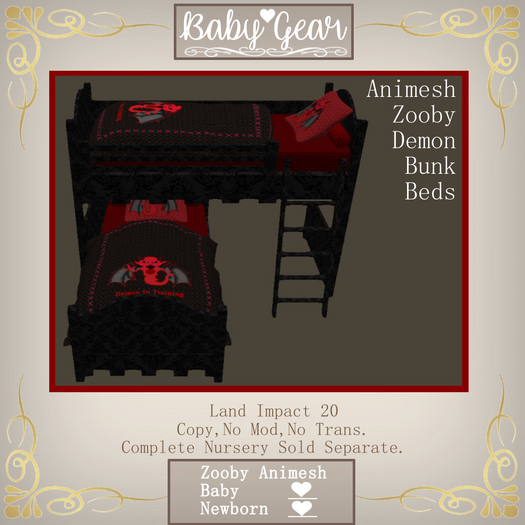 Animesh Zooby Demon Bunks (Boxed)