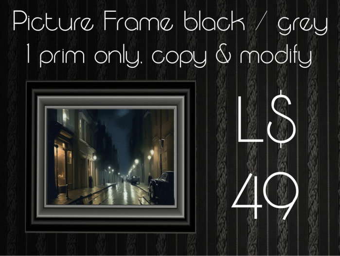 Picture Frame black / grey