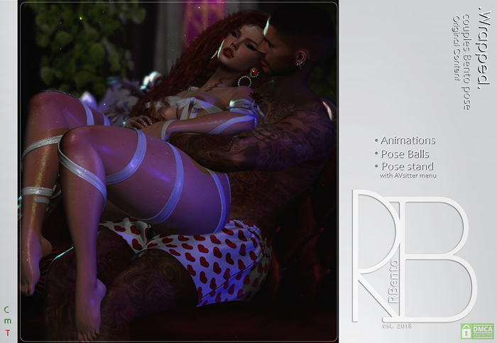 ::R.Bento:: Wrapped -Couples- Bento Pose -ADD-
