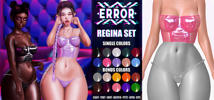 #error - regina top - pink