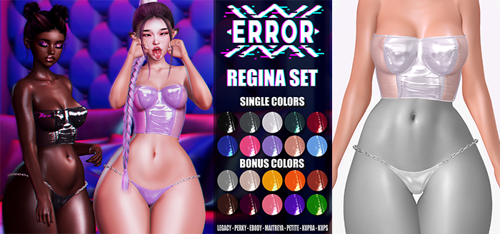 #error - regina top - white