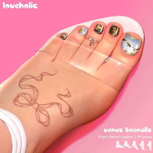 #Loveholic - Venus Toenails DEMO
