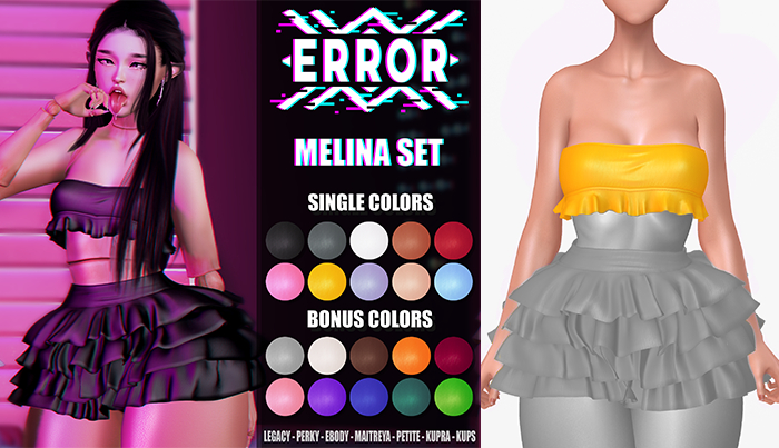 #error - melina top - yellow
