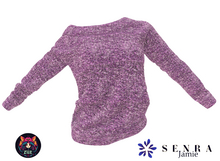 Senra Jamie Fuzzy Oversize Sweater Rose 