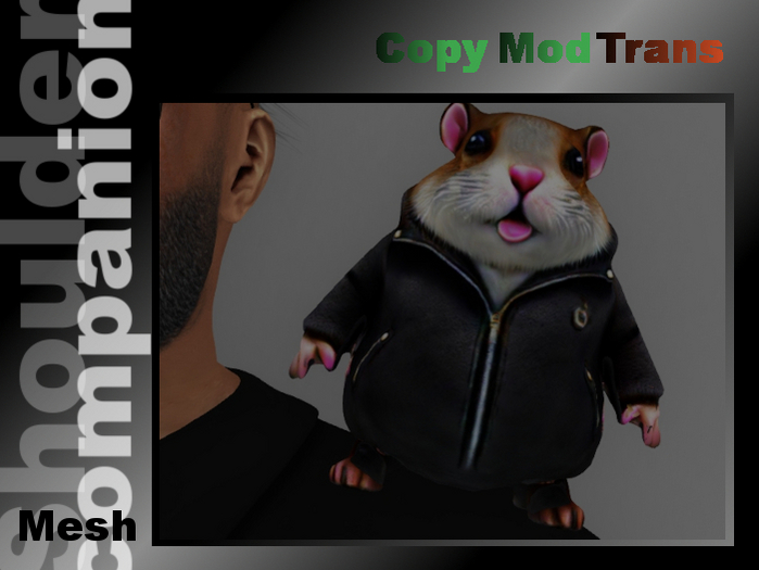 Leather Hamster (shoulder companion)