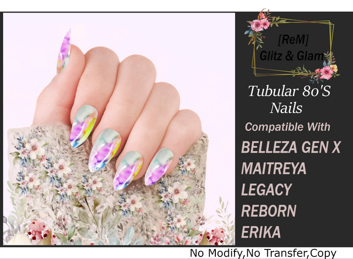[ReM]Tubular 80's  Nails