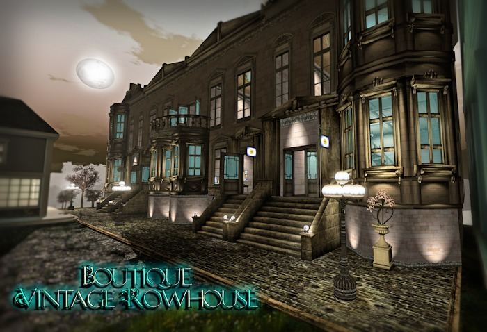 DEMO~ Boutique Vintage Rowhouse 4unit 19x50 148LI set