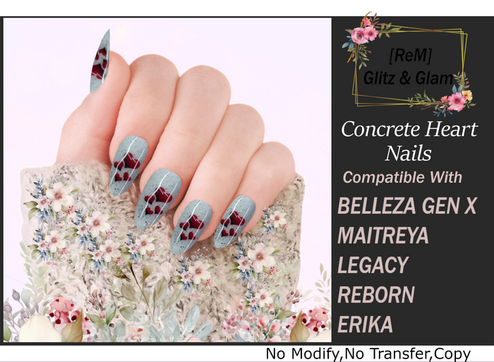 [ReM]Concrete Heart Nails