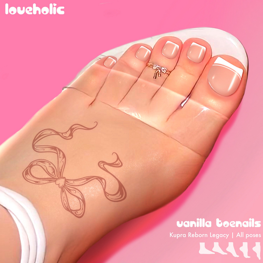 #Loveholic - Vanilla Toenails