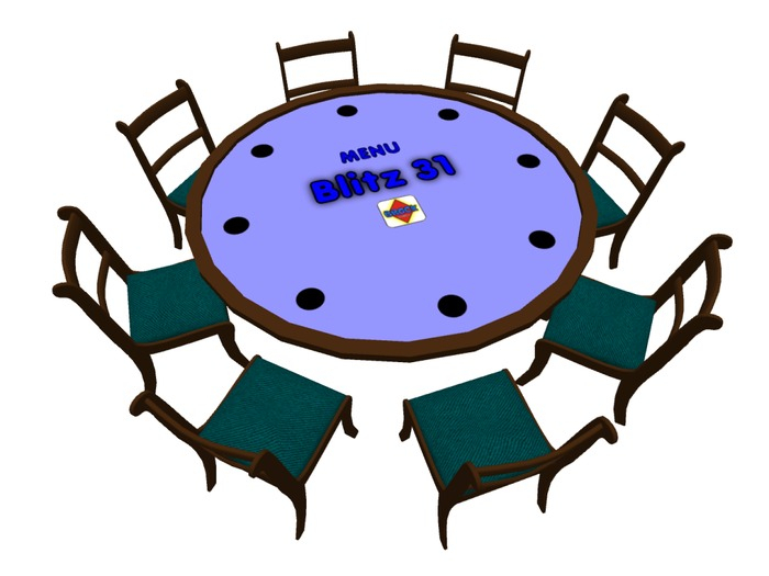 Blitz 31 Card Game with Robots
