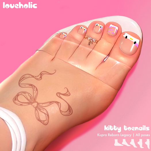 #Loveholic - Kitty Toenails