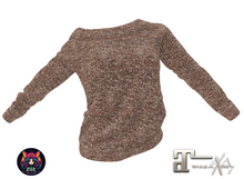 LaraX Fuzzy Oversize Sweater Sable 