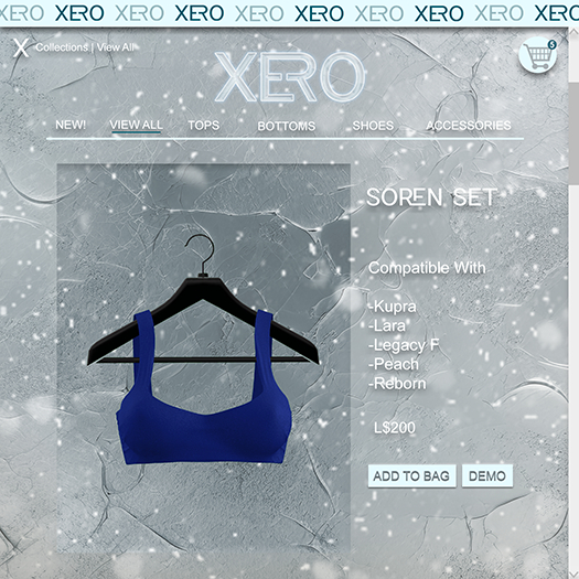 [XERO] Soren Top (Blue)