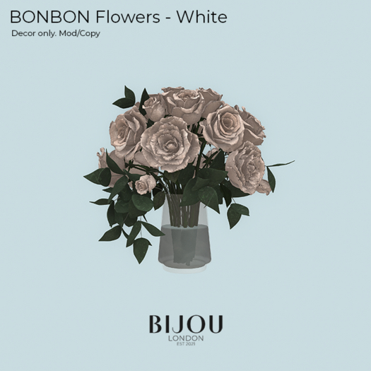 BIJOU :: Bonbon Flowers - White *add me*