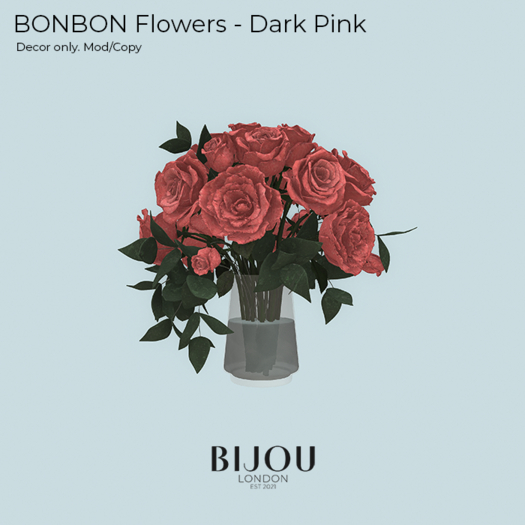 BIJOU :: Bonbon Flowers - Dark Pink *add me*