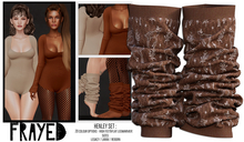 Frayed - Henley Legwarmers - Bambi