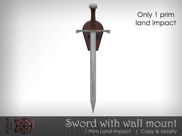 Sword with Wall Mount