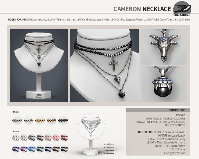 ^^Swallow^^ CAMERON Necklace