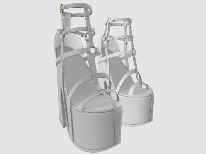 REVOLUTION - Adora Heels (White)