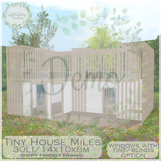 ~LLc~ Tiny House Miles 30LI DEMO