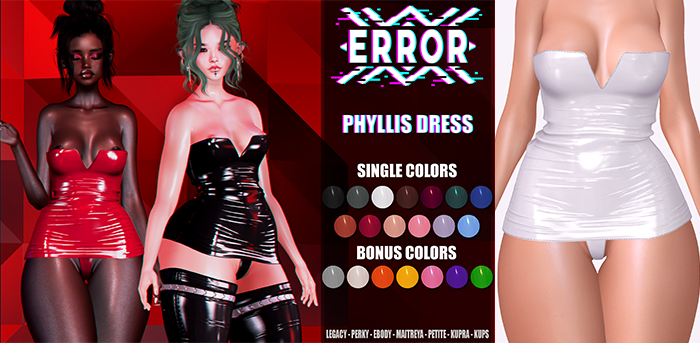 #error - phyllis dress - white