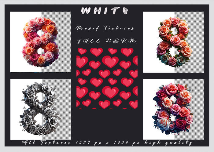 :W: 7 -Mixed Textures FULL PERM -