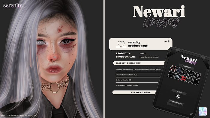 [Serenity] - Newari lenses {animated}