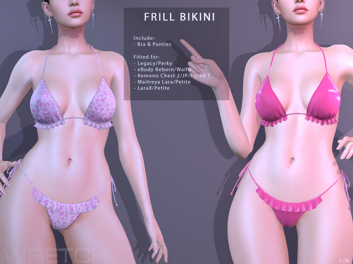 :: Wretch :: Frill Bikini Kemono