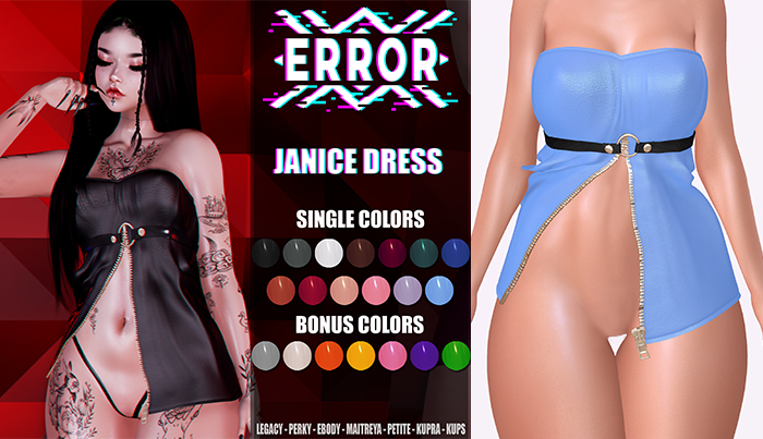 #error - janice dress - cloud