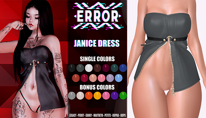 #error - janice dress - d.gray