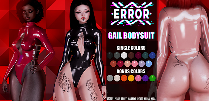 #error - gail bodysuit - #fatpack