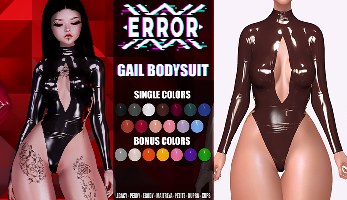 #error - gail bodysuit - brown