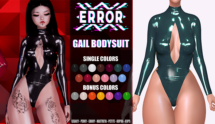 #error - gail bodysuit - emerald