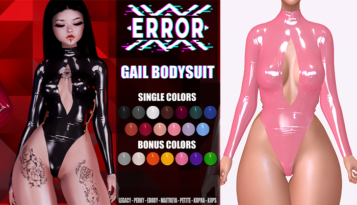 #error - gail bodysuit - pink