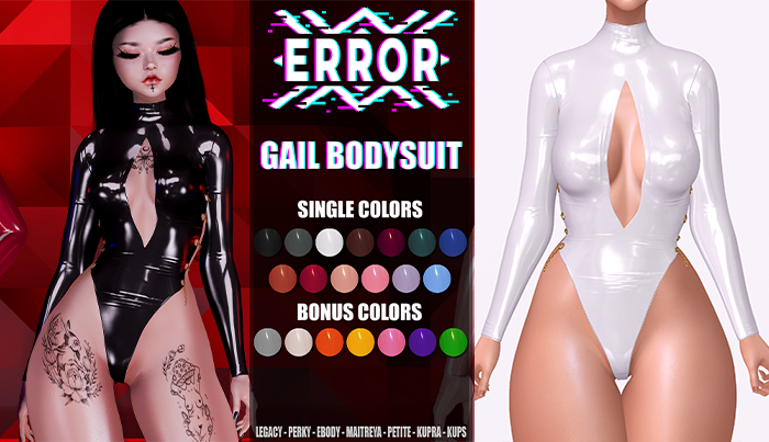 #error - gail bodysuit - white