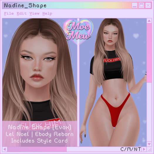 MM! Nadine Shape | Lel Noel [EvoX]