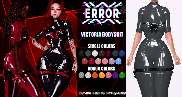 #error - victoria bodysuit - d.gray